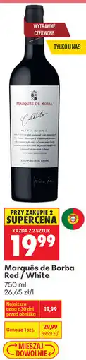 Biedronka Marqu s de Borba Red/White oferta