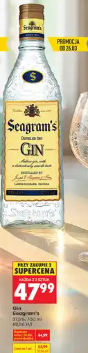 Biedronka Gin Seagram's oferta
