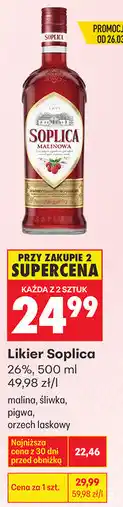Biedronka Likier Soplica oferta