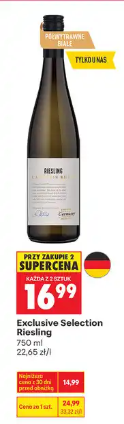 Biedronka Exclusive Selection Riesling oferta