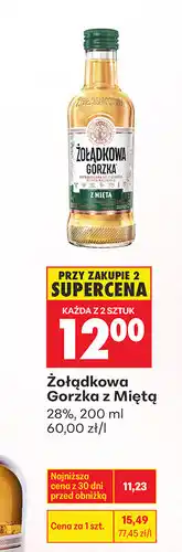 Biedronka Żołądkowa Gorzka z Miętą oferta