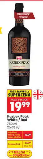 Biedronka Kazbek. Peak White/Red oferta
