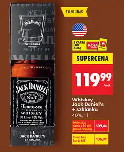 Biedronka Whiskey Jack Daniels szklanka oferta
