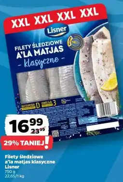 Netto Filety śledziowe a'la matjas klasyczne Lisner oferta