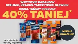 Netto Wszystkie kabanosy Berlinki, Krakus, Tarczyński i Olewnik oferta