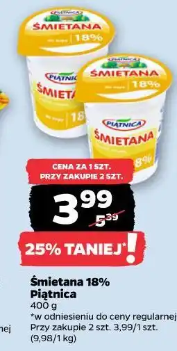 Netto Śmietana 18% Piątnica oferta