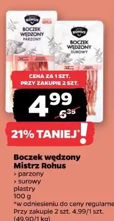 Netto Boczek wędzony Mistrz Rohus oferta