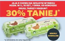 Netto Jaja z chowu na wolnym wybiegu rozm. M i L, 10 szt., 1 opak. od Kokoszki oferta