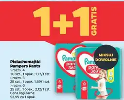 Netto Pieluchomajtki Pampers Pants oferta