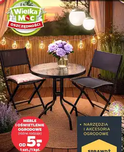 Netto MEBLE I OŚWIETLENIE OGRODOWE oferta