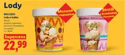 Lidl Willisch lody w kubku oferta