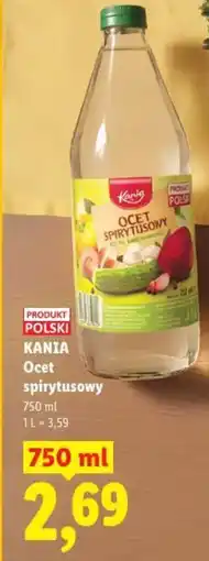 Lidl Kania ocet spirytusowy oferta