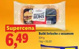 Lidl Bułki brioche z sezamem oferta
