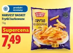 Lidl Harvest basket frytki karbowane oferta