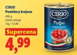Lidl Cirio pomidory krojone oferta