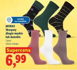 Lidl Moraj skarpety długie męskie lub damskie oferta