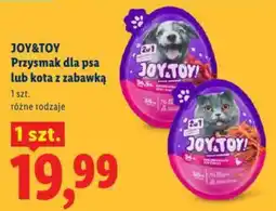 Lidl Joy&toy przysmak dla psa lub kota z zabawką oferta