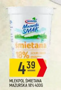 Delikatesy Piotruś Pan Mlekpol śmietana mazurska 18% oferta