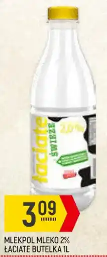 Delikatesy Piotruś Pan Mlekpol mleko 2% łaciate butelka oferta