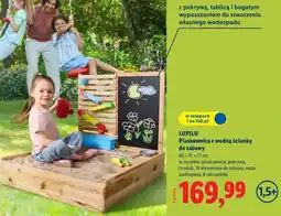 Lidl LUPILU Piaskownica z wodną ścianką do zabawy oferta