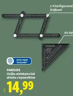 Lidl PARKSIDE Linijka wielokątna lub ekierka z kątownikiem oferta