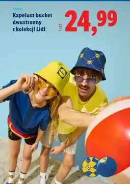 Lidl Kapelusz bucket dwustronny z kolekcji Lidl oferta