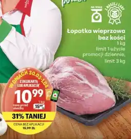 Delikatesy Centrum Łopatka wieprzowa bez kořci oferta