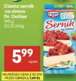 Delikatesy Centrum Ciasto sernik na zimno Dr. Oetker oferta