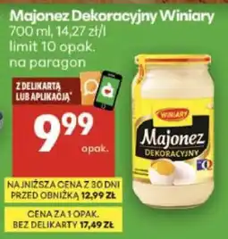 Delikatesy Centrum Majonez Dekoracyjny Winiary oferta