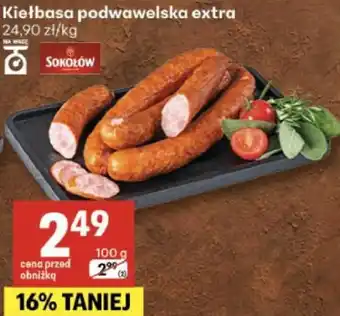 Delikatesy Centrum Kiełbasa podwawelska extra oferta