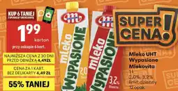 Delikatesy Centrum Mleko UHT Wypasione Mlekovita oferta