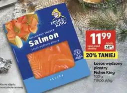Delikatesy Centrum Łosoś wędzony plastry Fisher King oferta