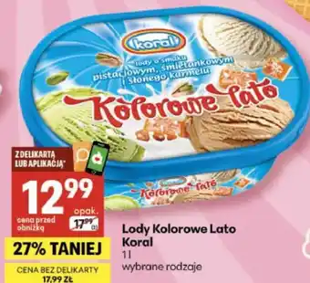 Delikatesy Centrum Lody Kolorowe Lato Koral oferta