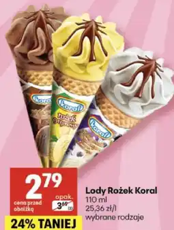 Delikatesy Centrum Lody RoŹek Koral oferta