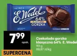 Delikatesy Centrum Czekolada gorzka klasyczna 64% E. Wedel oferta