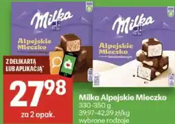 Delikatesy Centrum Milka Alpejskie Mleczko oferta