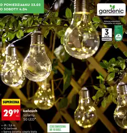 Biedronka łańcuch solarny 50 LED oferta