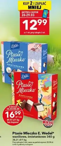 Lewiatan Ptasie Mleczko E. Wedel oferta