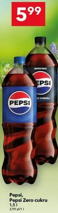 Lewiatan Pepsi, Pepsi Zero cukru oferta