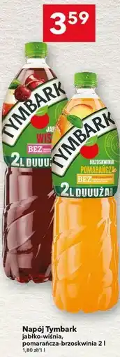 Lewiatan Napój Tymbark jabłko-wiśnia, pomarańcza-brzoskwinia oferta