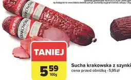 Carrefour Kiełbasa krakowska z szynki Olewnik oferta