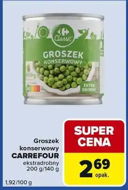 Carrefour Express Groszek konserwowy ekstra drobny Carrefour oferta