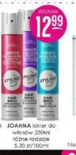 Jaśmin Joanna lakier do włosów oferta