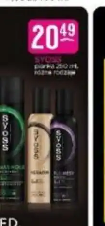 Jaśmin Syoss pianka oferta