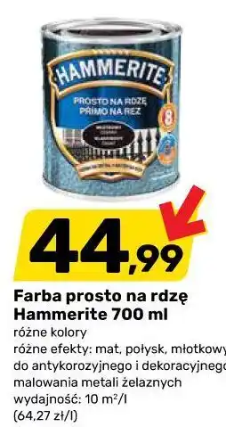 Bricomarche Farba prosto na rdzę Hammerite oferta