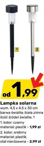 Bricomarche Lampka solarna oferta