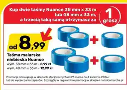 Bricomarche Taśma malarska niebieska Nuance oferta