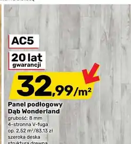 Bricomarche Panel podłogowy Dąb Wonderland oferta