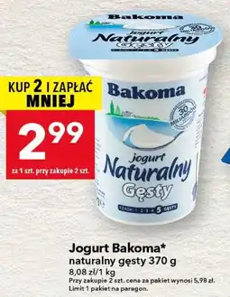 Lewiatan Jogurt naturalny Bakoma oferta
