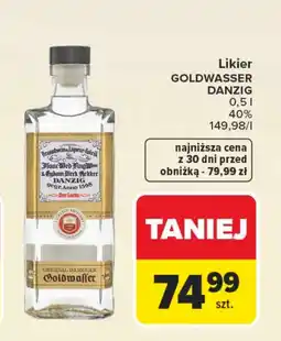 Carrefour Likier Goldwasser Danzig oferta
